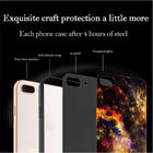 Luxury fashion waterproof marble case for iphone tempered glass phone cases back cover with OEM patterns and logo
