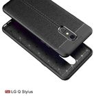 Litchi texture silicone phone case for LG Q Stylus