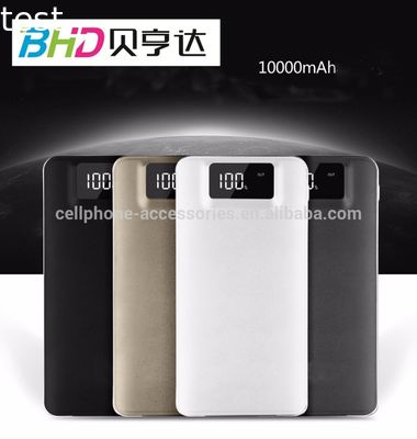 New Portable Double USB Power Bank 20000mAh LCD Display External Backup Battery for iPhone 8